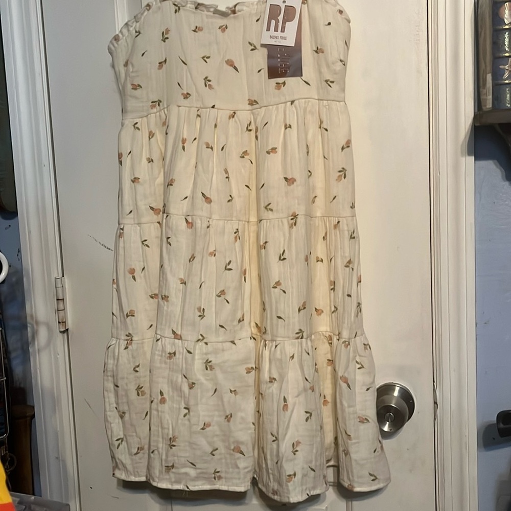 Rachel Paige size Large spaghetti strap sundress. NWT